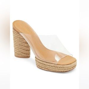 Mercedes Castillo Rocio clear espadrilles 36